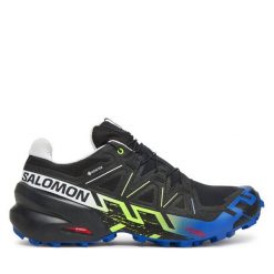 Buty do biegania Salomon. Czarne buty do biegania Salomon, bez wzorów, z gore-texu, bez zapięcia, do biegania, salomon speedcross, gore-tex. Za 569.99 zł.