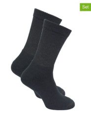 Norfolk Skarpety trekkingowe (2 pary) "Peter" w kolorze czarnym rozmiar: 39-42. Czarne skarpety Norfolk, bez wzorów, z materiału. Za 78.99 zł.