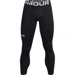 Spodnie sportowe męskie Under Armour Coldgear. Białe bielizna termoaktywna Under Armour, m, bez wzorów, z elastanu, bez ramiączek, do biegania. Za 261.70 zł.