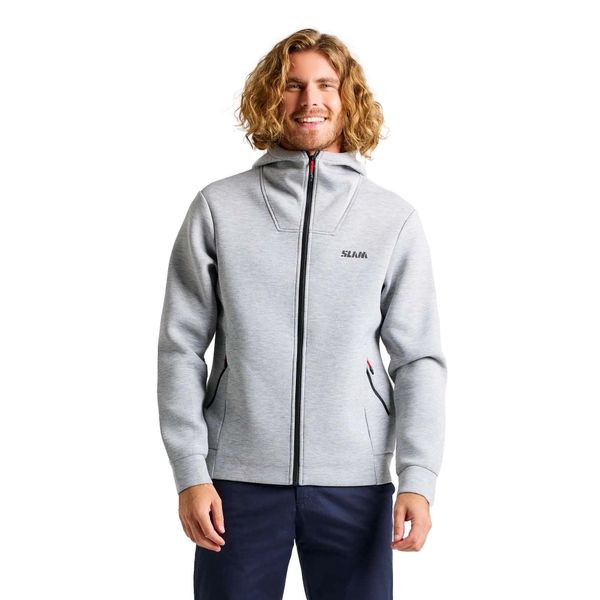 Bluza Z Kapturem Slam Act Z Pełnym Zamkiem Dorosłych. Szare bluzy z kapturem SLAM, s, bez wzorów, z materiału, z kapturem. Za 611.99 zł.