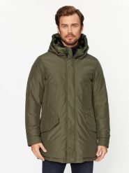 Woolrich Kurtka puchowa Polar CFWOOU0487MRUT0001 Zielony Regular Fit. Zielone bluzy z polaru Woolrich, l, bez wzorów, z bawełny, bez kaptura. Za 4,279.00 zł.