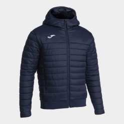 Kurtka z kapturem Joma Urban V. Niebieskie kurtki Joma, bez wzorów, z puchu, z kapturem. Za 250.00 zł.