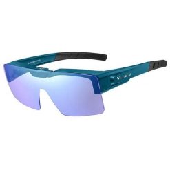 Okulary przeciwsłoneczne fotochromowe z wymiennymi soczewkami. Niebieskie okulary przeciwsłoneczne WEST BIKING. Za 180.72 zł.