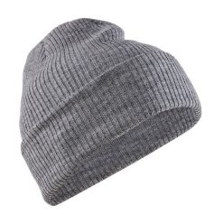 Czapka Craft core rib knit. Szare czapki zimowe Craft, bez wzorów, z dzianiny. Za 109.50 zł.