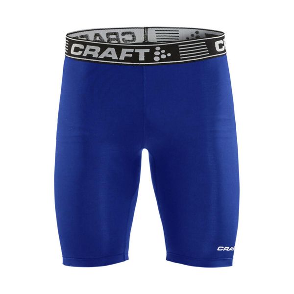 Spodenki kompresyjne Craft pro control. Niebieskie odzież kompresyjna Craft, l, bez wzorów, z materiału, na fitness i siłownię. Za 203.95 zł.