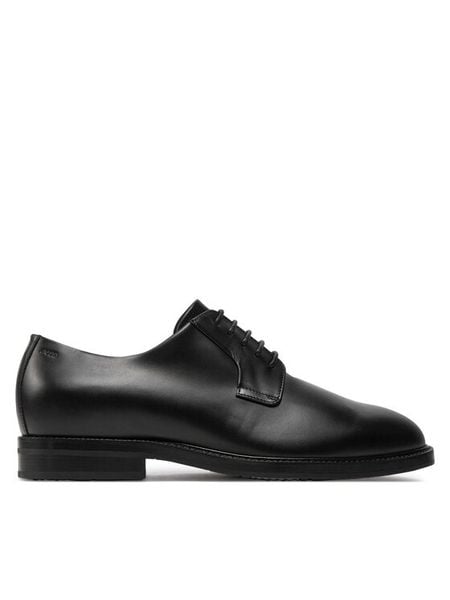 Boss Półbuty Dressletic Derb Bo 50513353 Czarny. Czarne eleganckie półbuty Boss, bez wzorów, ze skóry, bez obcasa, bez zapięcia. Za 3,169.00 zł.