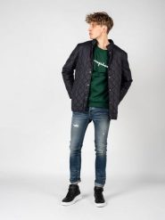 Kurtka turystyczna męska Coryan. Niebieskie kurtki Geox, m, bez wzorów, z poliesteru, bez kaptura. Za 460.00 zł.