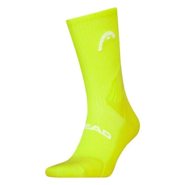 Skarpety sportowe Head Tennis Performance Crew Socks 1P. Żółte skarpetki sportowe Head, bez wzorów, z bawełny. Za 43.00 zł.