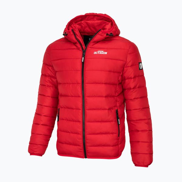 Kurtka zimowa męska Octagon Legion Florida. Czerwone kurtki OCTAGON, na zimę, l, bez wzorów, z materiału, bez kaptura. Za 289.99 zł.
