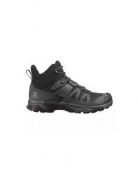 Buty trekkingowe męskie Salomon X Ultra 4 Mid Gtx. Czarne trekkingi Salomon, bez wzorów, z gore-texu, bez zapięcia. Za 921.00 zł.