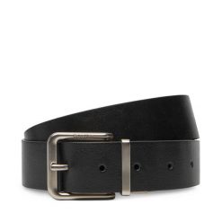 Pasek Męski Calvin Klein Jeans. Czarne paski Calvin Klein Jeans, bez wzorów, z jeansu, casualowe. Za 259.99 zł.