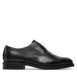 Półbuty Vagabond Shoemakers. Czarne eleganckie półbuty Vagabond Shoemakers, bez wzorów, bez obcasa, bez zapięcia. Za 489.99 zł.