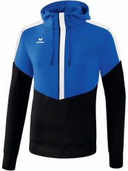 Erima Bluza "Squad" w kolorze niebiesko-czarnym rozmiar: M. Czarne bluzy Erima, m, bez wzorów, z kapturem. Za 83.62 zł.