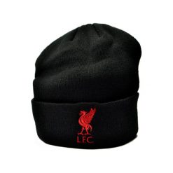 Czapka zimowa Liverpool FC - licencjonowana. Czarne czapki zimowe LIVERPOOL FC, bez wzorów. Za 119.99 zł.