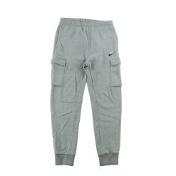 Spodnie dresowe męskie Nike jogger cargo szare. Szare joggery i bojówki Nike, m, bez wzorów, z dresówki, casualowe. Za 164.76 zł.
