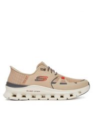Skechers Sneakersy Glide-Step Pro- 232930/TPOR Beżowy. Brązowe buty sportowe casual Skechers, bez wzorów, z materiału, bez zapięcia. Za 449.99 zł.