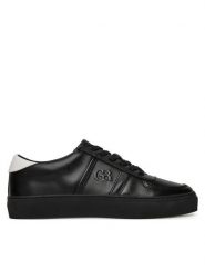 Gino Rossi Półbuty ENZO-01 125AM Czarny. Czarne eleganckie półbuty Gino Rossi, bez wzorów, ze skóry, bez obcasa, bez zapięcia. Za 329.99 zł.