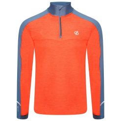 Bluza sportowa męska z suwakiem termiczna Powet Up II. Czarne bluzy bez kaptura Dare 2B, na zimę, m, bez wzorów, z elastanu, bez kaptura. W wyprzedaży za 149.99 zł.