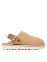 Ugg Klapki M Goldencoast Clog II 1166915 Beżowy. Brązowe klapki UGG, ze skóry. Za 639.99 zł.
