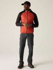 Regatta Spodnie funkcyjne Zipp-Off "Travel Light" w kolorze antracytowym rozmiar: 58. Czarne spodnie treningowe długie Regatta, bez wzorów, z materiału. Za 172.49 zł.