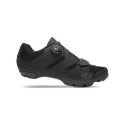 Buty rowerowe MTB męskie Giro Cylinder II. Czarne buty turystyczne GIRO, bez wzorów, bez zapięcia, rowerowe. Za 485.83 zł.