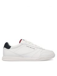 Tommy Hilfiger Sneakersy Lopro Lth FM0FM05827 Biały. Białe buty sportowe casual Tommy Hilfiger, bez wzorów, ze skóry, bez zapięcia. Za 449.99 zł.
