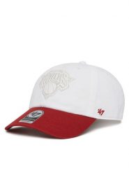 47 Brand Czapka z daszkiem NBA New York Knicks '47 x Tommy Hilfiger Courtside '47 Clean Up THCCU175GWL Biały. Białe czapki z daszkiem 47 Brand, bez wzorów, z bawełny. Za 139.99 zł.