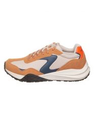 Skechers Skórzane sneakersy "Frenzy" w kolorze kremowo-jasnobrązowym rozmiar: 41,5. Brązowe buty sportowe casual Skechers, bez wzorów, z materiału, bez zapięcia. Za 202.03 zł.