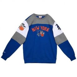 Bluza sportowa męska Mitchell & Ness New York Knicks. Szare bluzy bez kaptura Mitchell & Ness, m, bez wzorów, bez kaptura. Za 521.00 zł.
