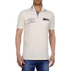 Koszulka polo w kolorze beżowym. Koszulki polo Napapijri. W wyprzedaży za 299.95 zł.
