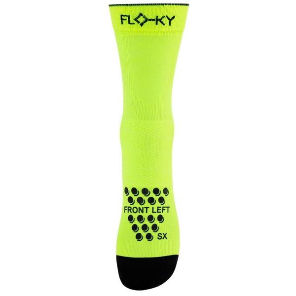 Skarpetki Do Padel/Tenisów Floky Floky S-Mash Dorosłych. Żółte skarpetki sportowe FLOKY, bez wzorów, z materiału. Za 205.99 zł.
