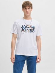 Jack & Jones Koszulka "Jjgeplas" w kolorze białym rozmiar: XL. Białe bezrękawniki Jack & Jones, xl, bez wzorów, z bawełny, bez kołnierzyka, bez ramiączek. Za 41.79 zł.