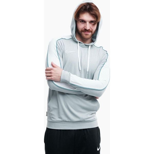 Bluza sportowa męska Nike NK Dry Academy Hoodie Po FP JB. Szare bielizna termoaktywna Nike, m, bez wzorów, bez kaptura. Za 197.48 zł.