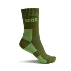 Skarpety trekkingowe termiczne Lincoln z wkładką Lycra i długotrwałym komfortem. Zielone skarpety Izas, bez wzorów, z lycry. Za 130.39 zł.