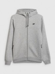 4F Bluza dresowa rozpinana z kapturem męska - szara M. Szare bluzy 4F, m, bez wzorów, z dresówki, z kapturem. Za 179.99 zł.
