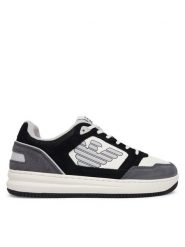 EA7 Emporio Armani Sneakersy 7X000912 AF23110 Czarny. Czarne buty sportowe casual EA7 Emporio Armani, bez wzorów, ze skóry, bez zapięcia. Za 764.99 zł.