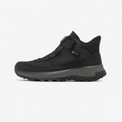 Buty turystyczne męskie Quechua MH900 2 Seconds wodoodporne. Czarne buty trekkingowe QUECHUA, bez wzorów, bez zapięcia, trekkingowe. Za 399.99 zł.