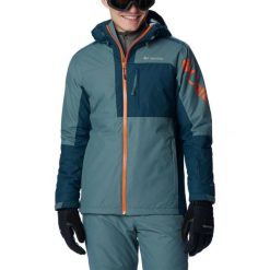Płaska kurtka męska Columbia Timberturner II. Zielone kurtki narciarskie i snowboardowe Columbia, m, bez wzorów, narciarskie. W wyprzedaży za 849.00 zł.