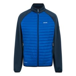 Męska Kurtka Hybrydowa Clumber. Niebieskie kurtki Regatta, m, bez wzorów, z puchu, bez kaptura. Za 192.99 zł.