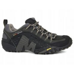 Buty trekkingowe na co dzień męskie MERRELL INTERCEPT skóra. Buty trekkingowe Merrell, bez wzorów, ze skóry, bez zapięcia, trekkingowe. Za 549.00 zł.