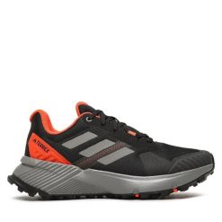 Buty do biegania adidas. Czarne buty do biegania Adidas, bez wzorów, bez zapięcia, do biegania, adidas terrex. Za 299.99 zł.