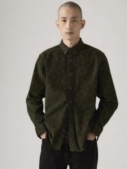 Levi's Koszula - Relaxed fit - w kolorze khaki rozmiar: XL. Brązowe koszule Levi's®, s, bez wzorów, z bawełny, bez kołnierzyka, bez ramiączek. Za 141.85 zł.