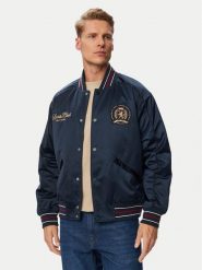 Tommy Jeans Kurtka bomber Tjm Souvenir DM0DM23220 Granatowy Regular Fit. Niebieskie kurtki Tommy Jeans, m, bez wzorów, z jeansu, bez kaptura. Za 1,099.00 zł.