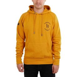 Bluza męska Fundango Talis z kapturem. Żółte bluzy z kapturem Fundango, m, bez wzorów, z bawełny, z kapturem. Za 239.90 zł.