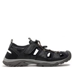Sandały Lumberjack. Czarne sandały Lumberjack, bez zapięcia. Za 279.99 zł.