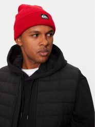 Quiksilver Czapka Performer 2 AQYHA04782 Czerwony. Czerwone czapki zimowe Quiksilver, bez wzorów, z materiału. Za 119.99 zł.