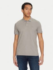 BOSS Polo Passenger 50507803 Szary Slim Fit. Szare koszulki polo Boss, m, bez wzorów, z bawełny, bez kołnierzyka, bez ramiączek. Za 239.99 zł.