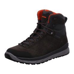 Buty trekkingowe męskie Lowa Malta Mid Gtx. Szare buty trekkingowe Lowa, bez wzorów, z materiału, za kostkę, bez zapięcia. Za 771.00 zł.