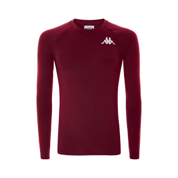 Koszulka z długim rękawem Kappa Vurbat. Fioletowe bielizna termoaktywna Kappa, xl, bez wzorów, z materiału, bez ramiączek, na fitness i siłownię. Za 188.00 zł.