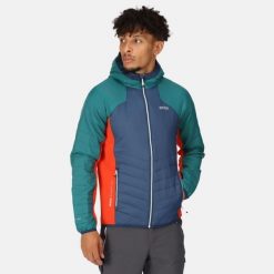 Kurtka z kapturem Regatta Trutton. Niebieskie kurtki Regatta, na zimę, m, bez wzorów, z materiału, z kapturem. Za 135.99 zł.